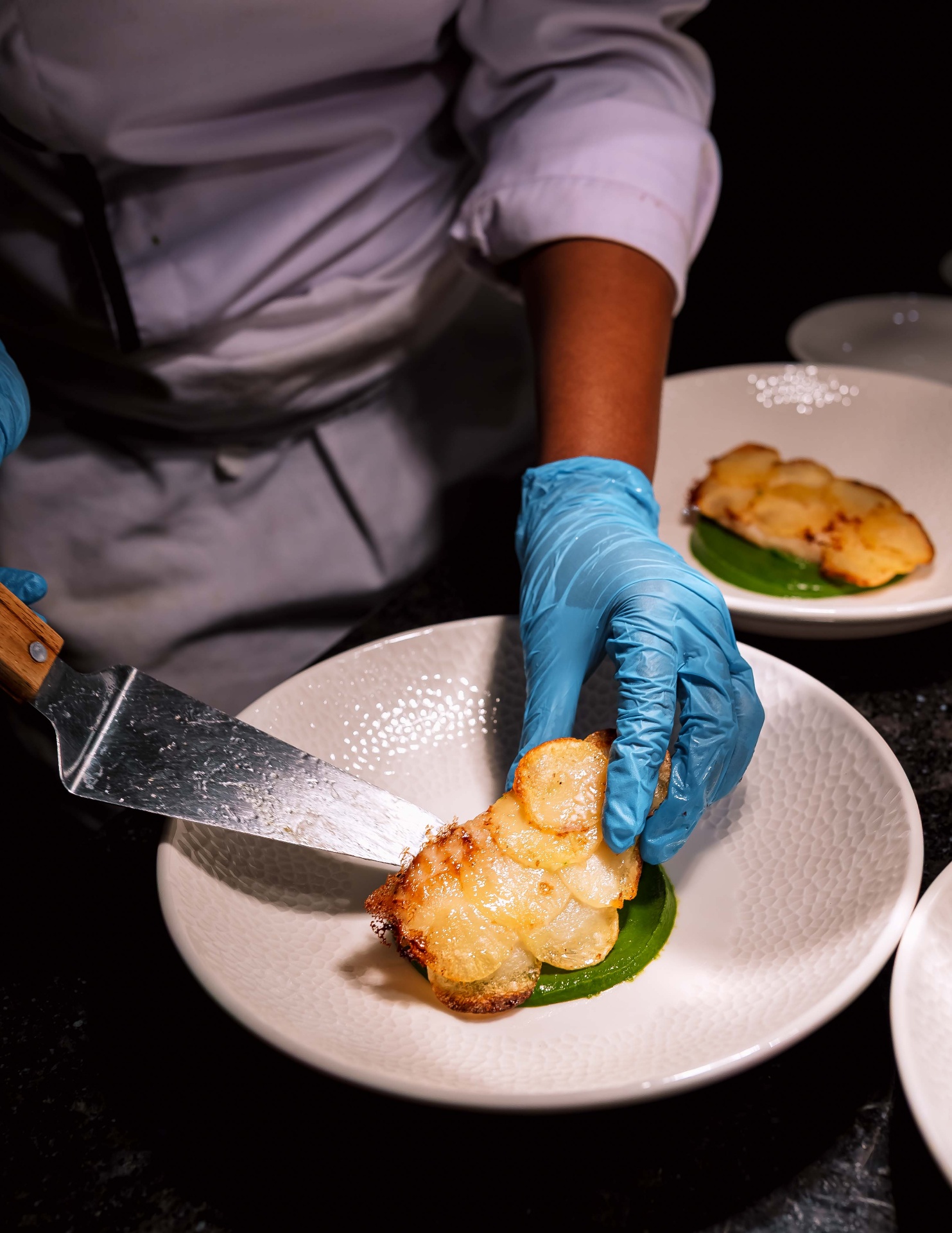Chef at work in a KPC Hospitality kitchen